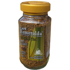 Кофе сублимир. "CAFE Esmeralda" PREMIUM Молотый+Растворимый в стеклянной банке 100г