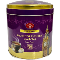 Чай в металл. банке круглой "Premium English" (150г. черный крупнолистовой)