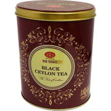 Набор Чай в металл. банке овальной Black Ceylon Tea Золотой