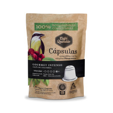 Кофейные капсулы Gourmet Intenso 10x5,5г. КРЕПКИЙ (NESPRESSO)