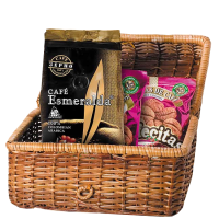 Набор Cafe Esmeralda в зернах 250 г. и кофейное печенье 2х35 г.