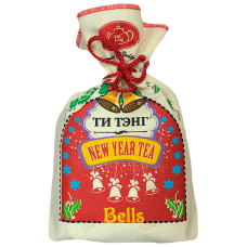 Новогодний черный чай Колокольчики 100 г.