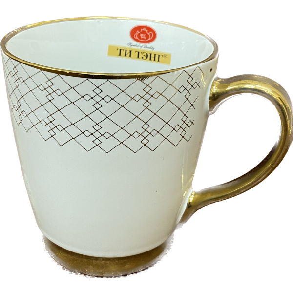Золотая кружка Tea Tang, Cafe Esmeralda, 400 мл.(чай черный 5 х 2 гр. + кофе ТОНКИЙ ПОМОЛ 30 гр.)