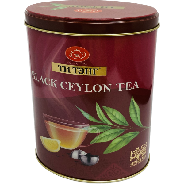 Набор Чай в металл. банке овальной Black Ceylon Tea С чашкой