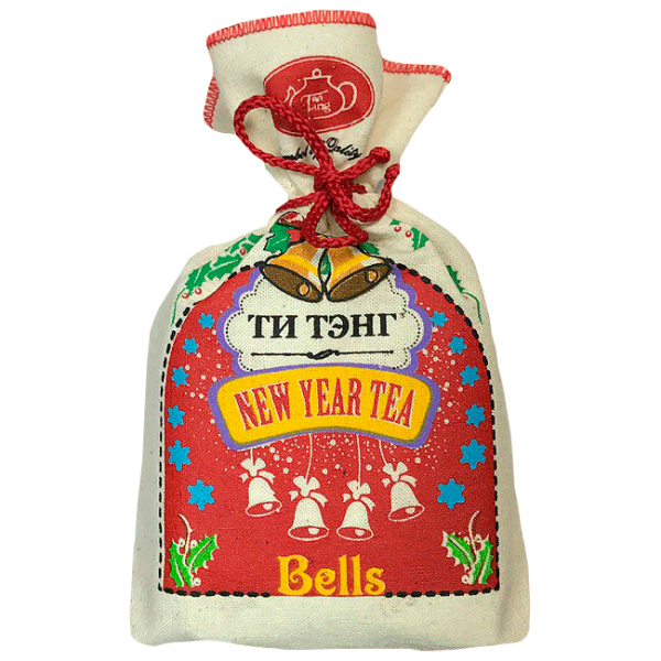 Новогодний зеленый чай Колокольчики 100 г.