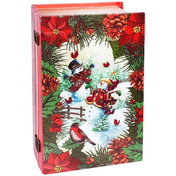 Книга Снеговики 270 г. (чай + коф.печенье)