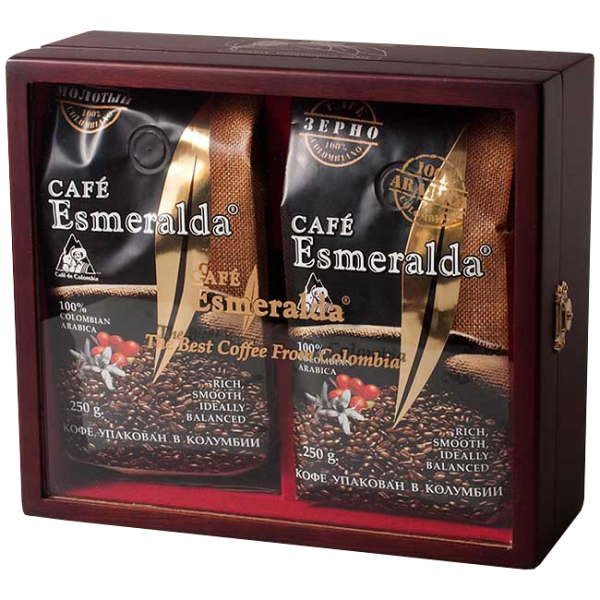 Набор Cafe Esmeralda в зернах 250 г. и молотый 250 г.